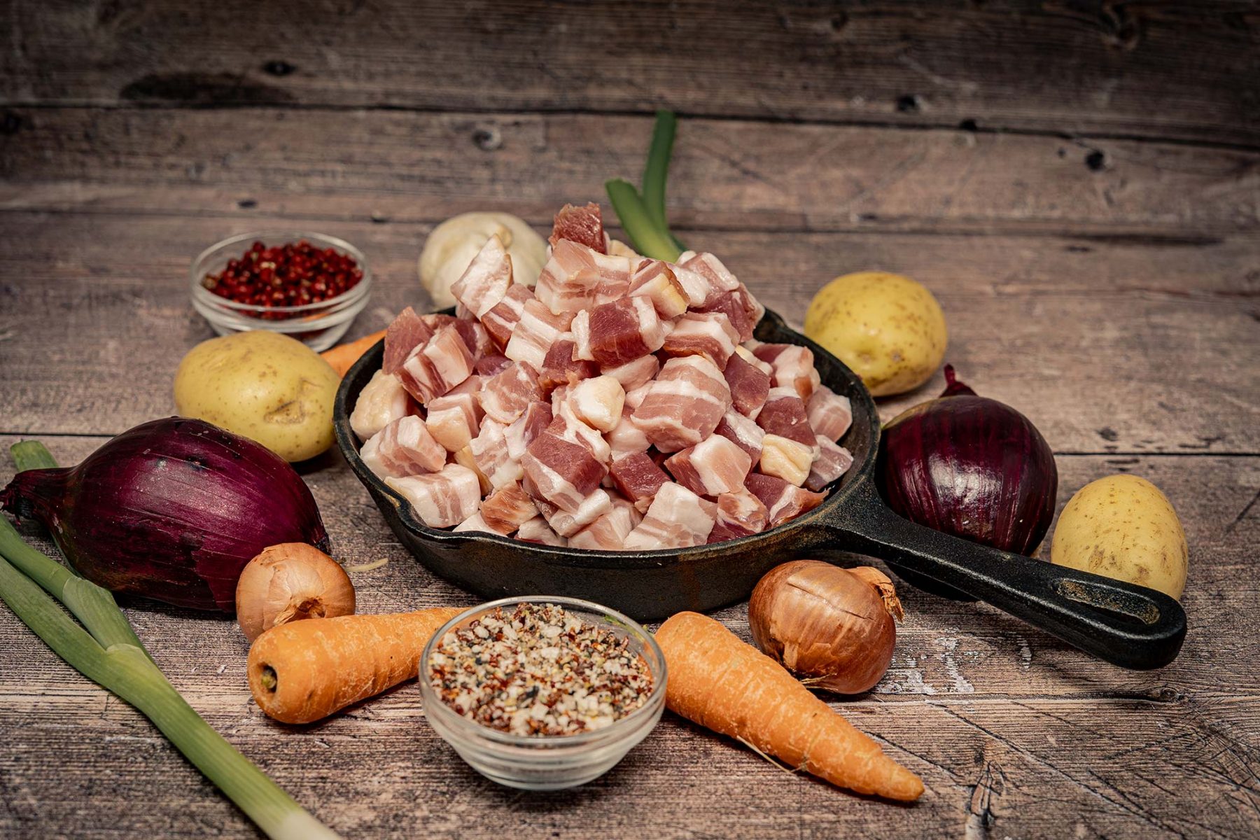 Smoked Bacon Lardons Sykes House Farm