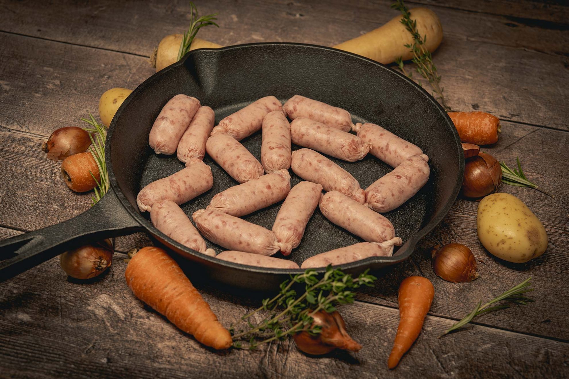 Farm Pork Cocktail Sausages Sykes House Farm