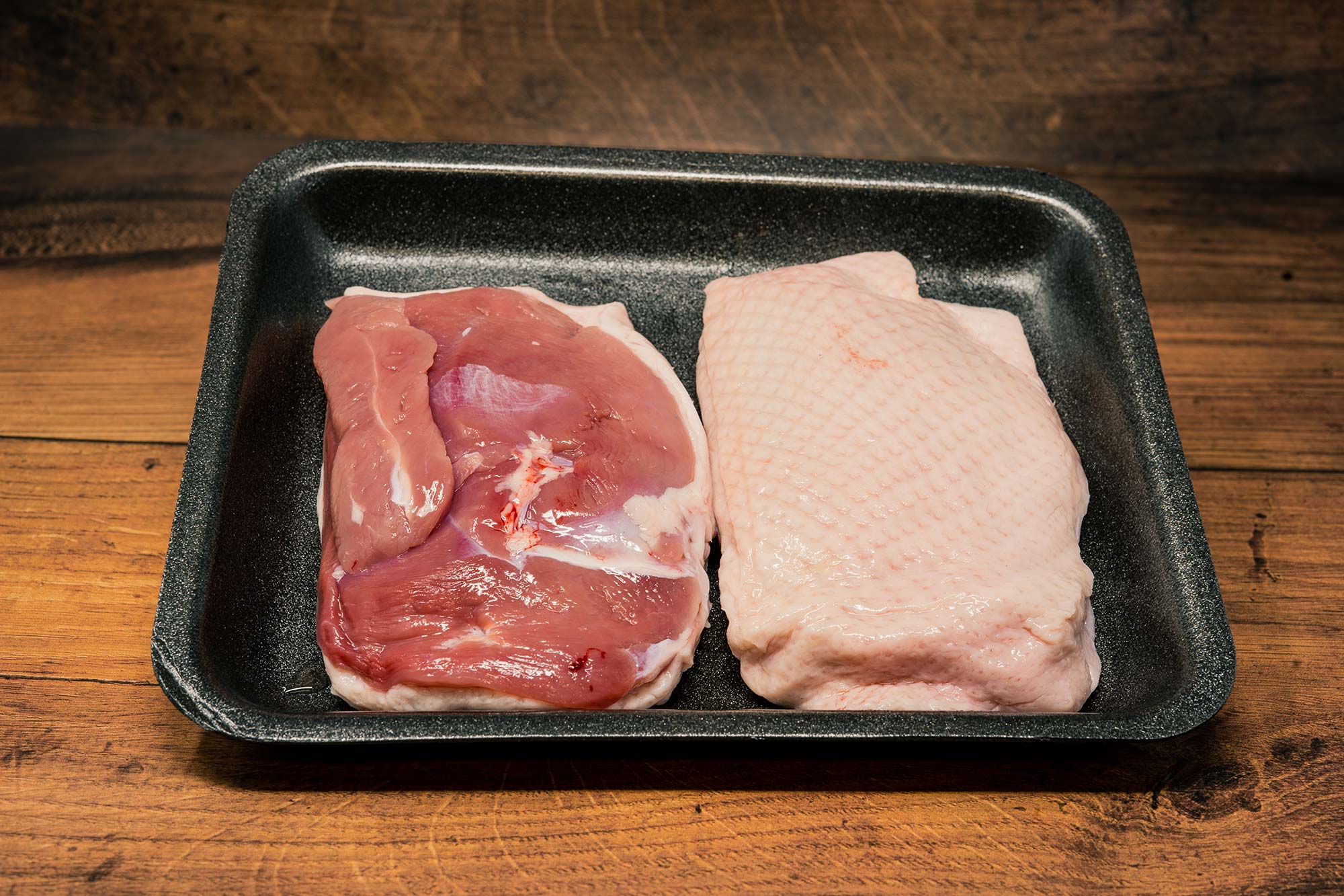 Cast iron duck breast