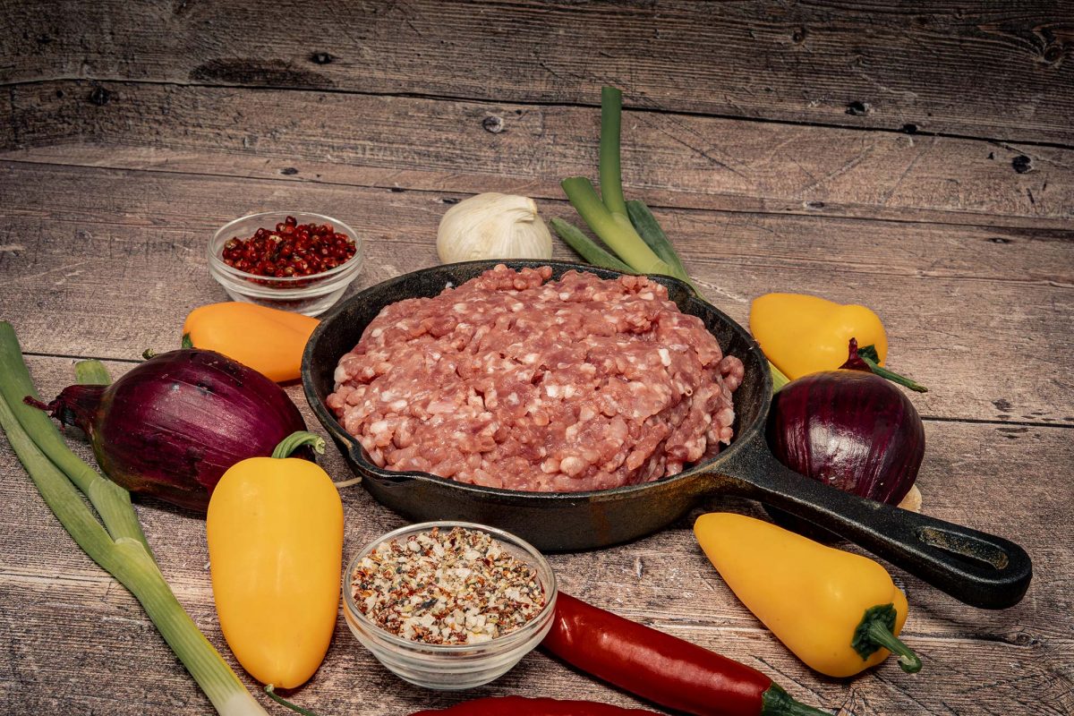 Yorkshire Outdoor Minced Pork Sykes House Farm