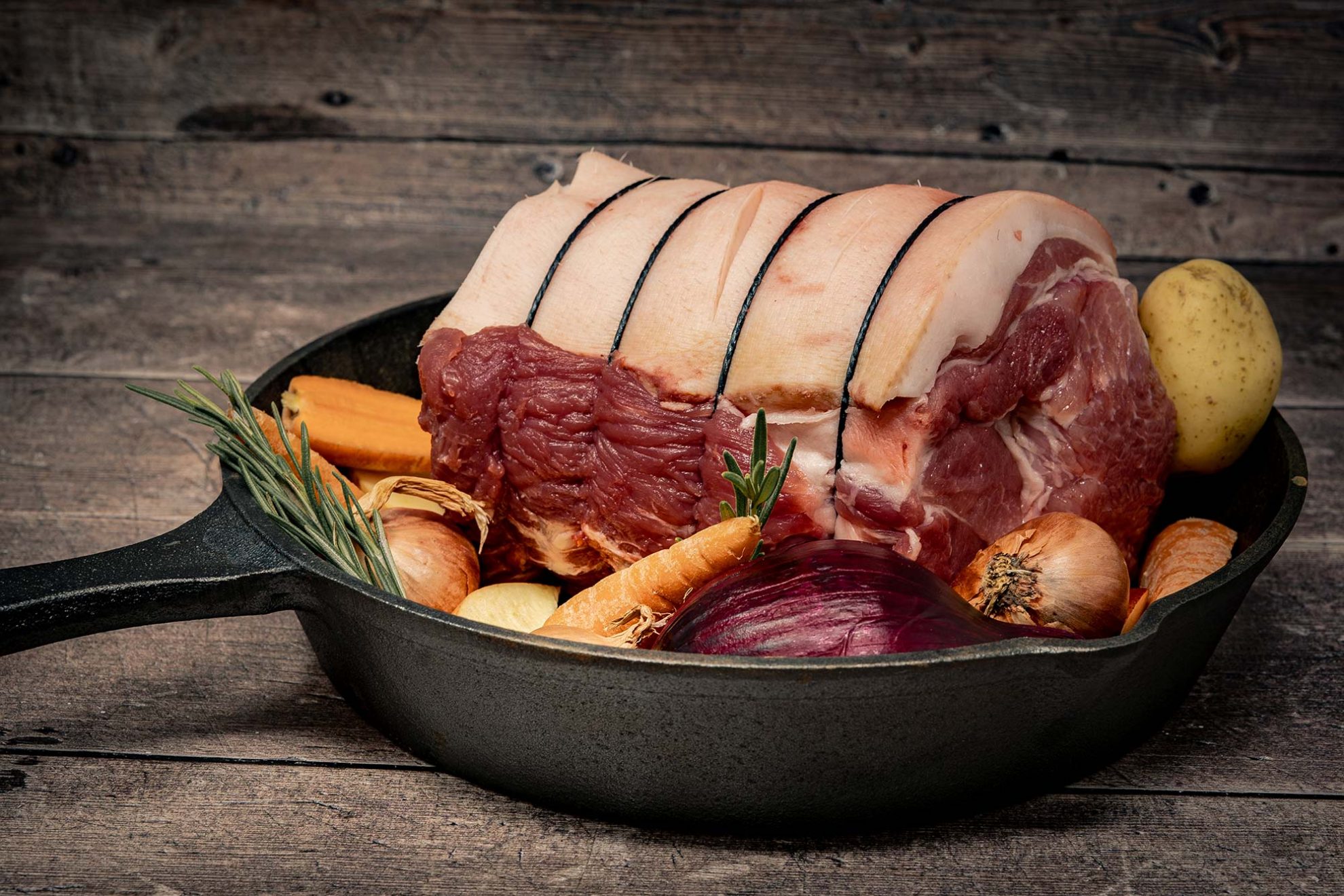 Boneless Rind On Yorkshire Outdoor Pork Shoulder Sykes House Farm