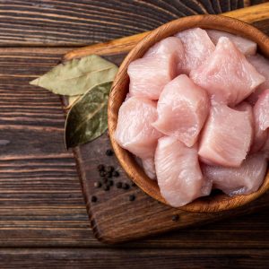 Raw Diced Chicken