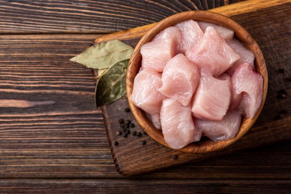 Raw Diced Chicken