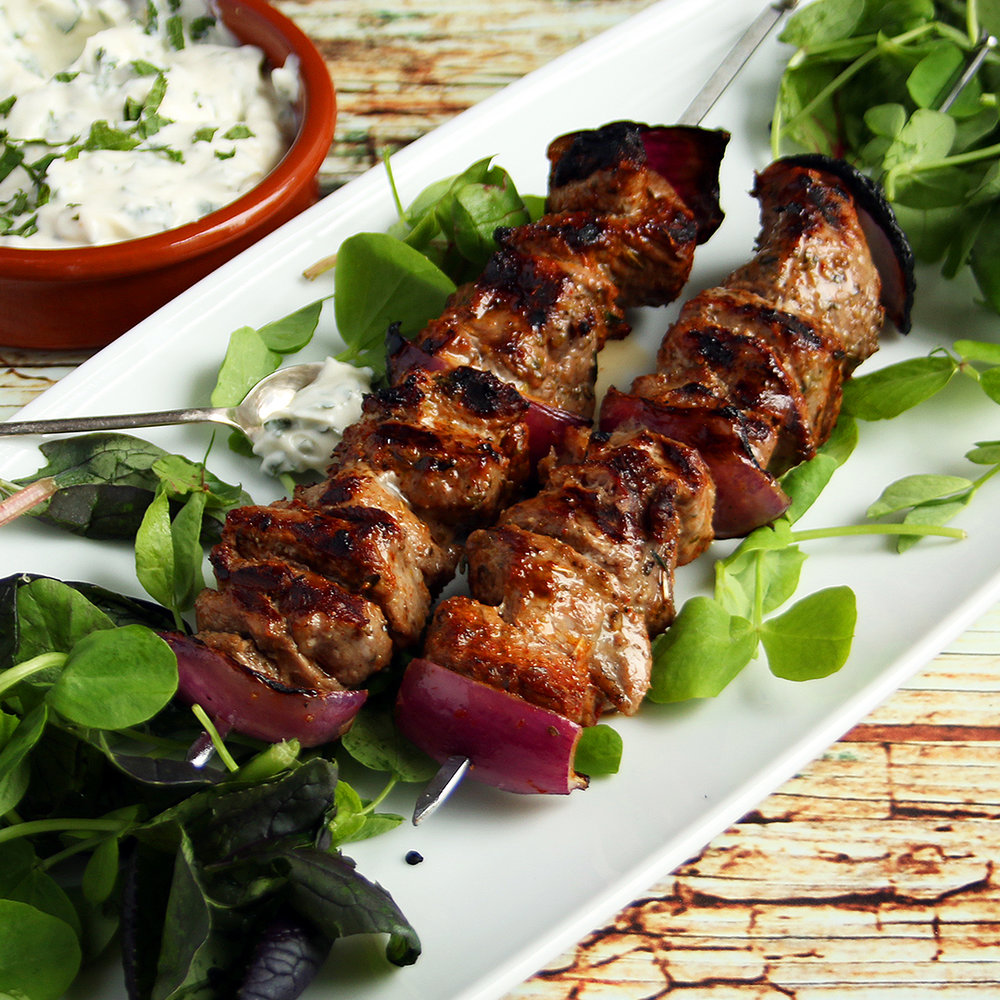 Minted lamb kebabs hotsell