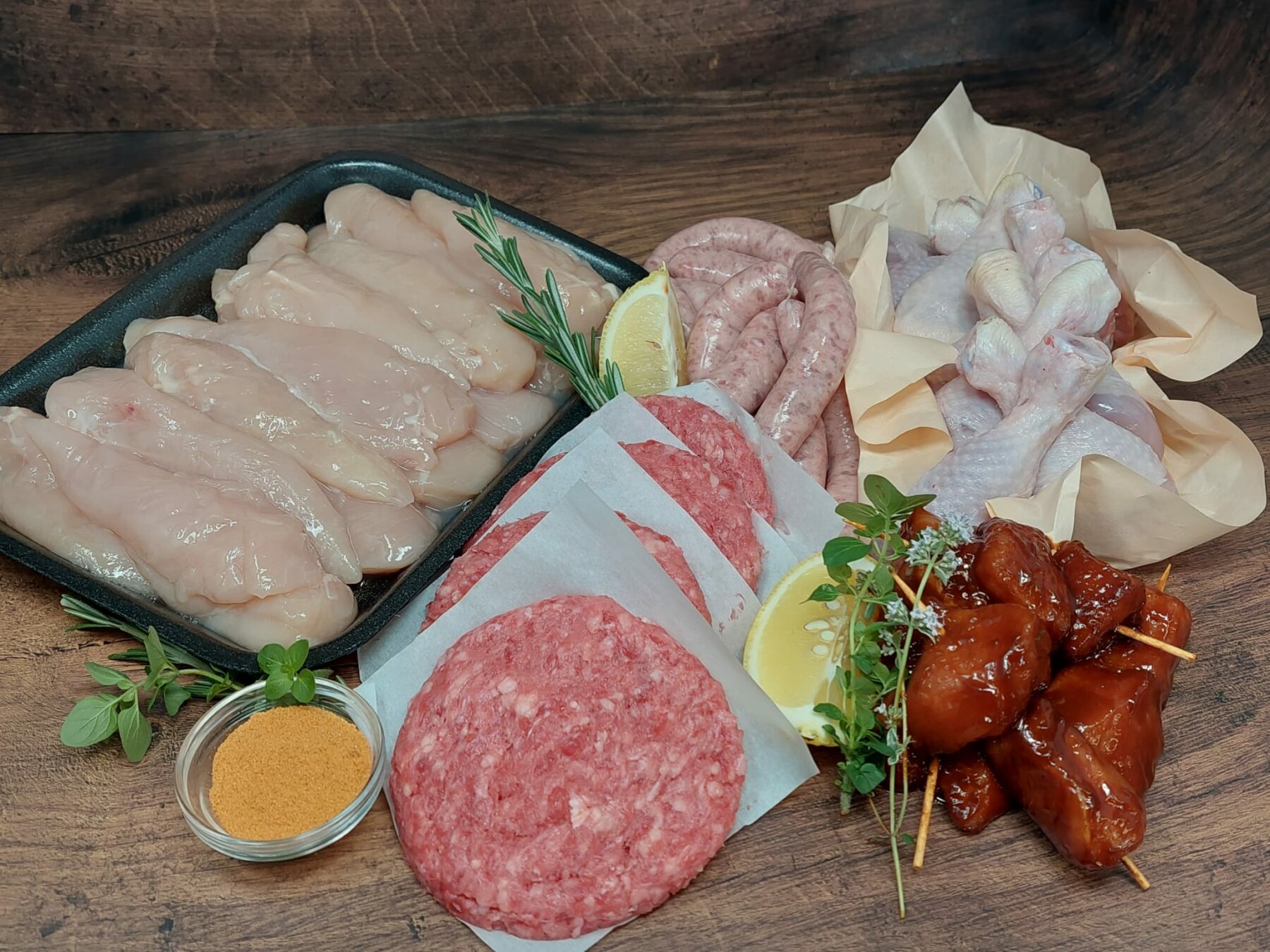 Mini Meat Box Kids BBQ Meat Box - Sykes House Farm
