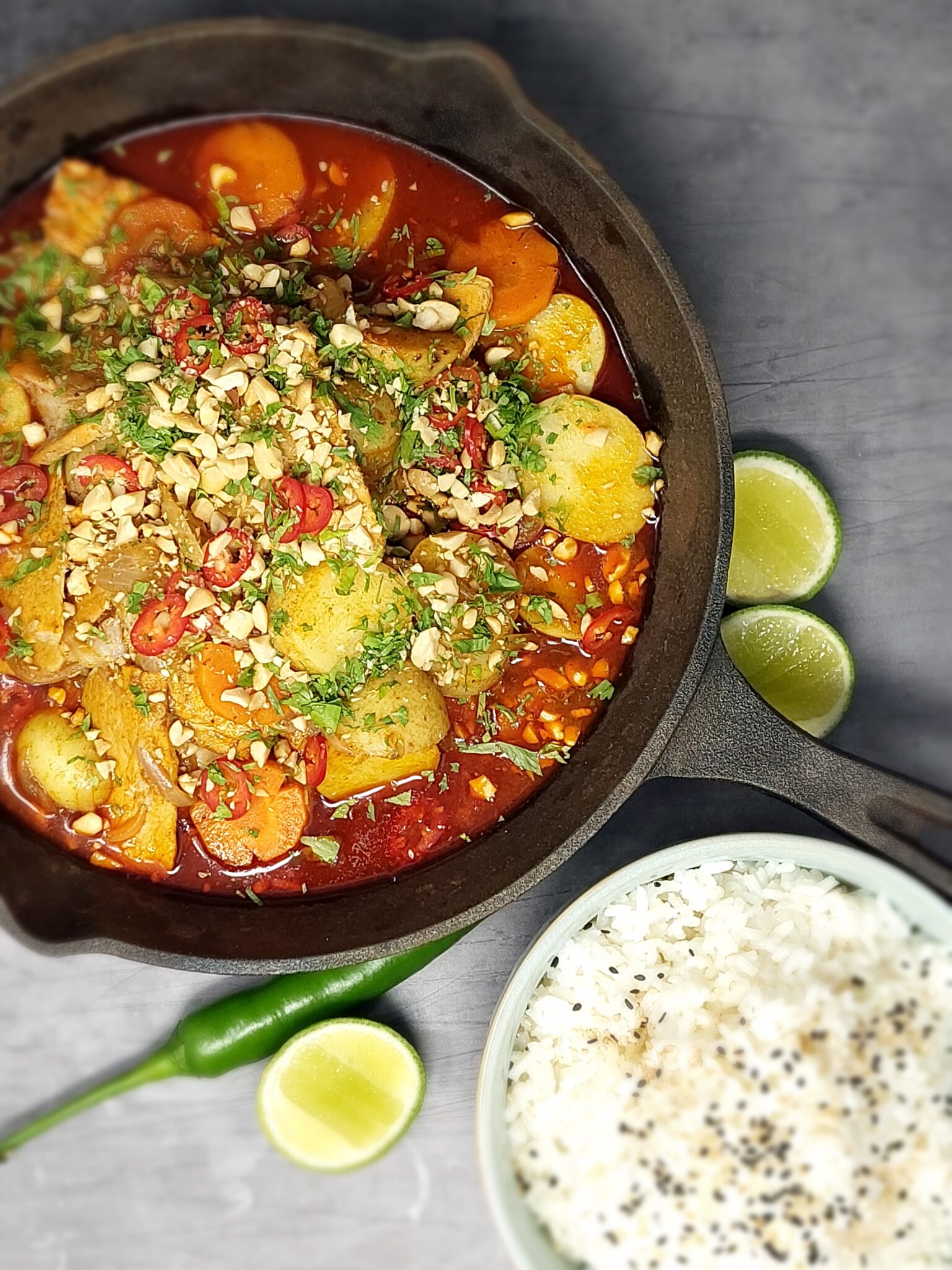 Leftover Pork Massaman Curry Sykes House Farm