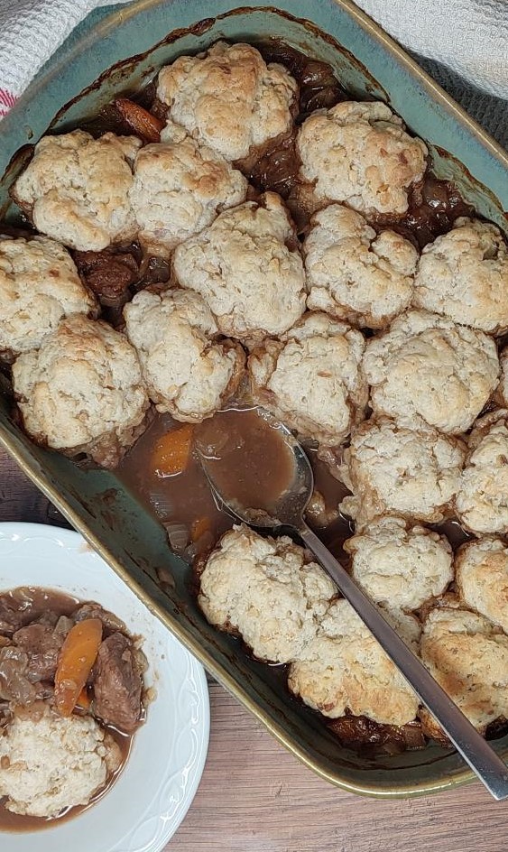 Classic Beef Stew & Horseradish Dumplings Sykes House Farm