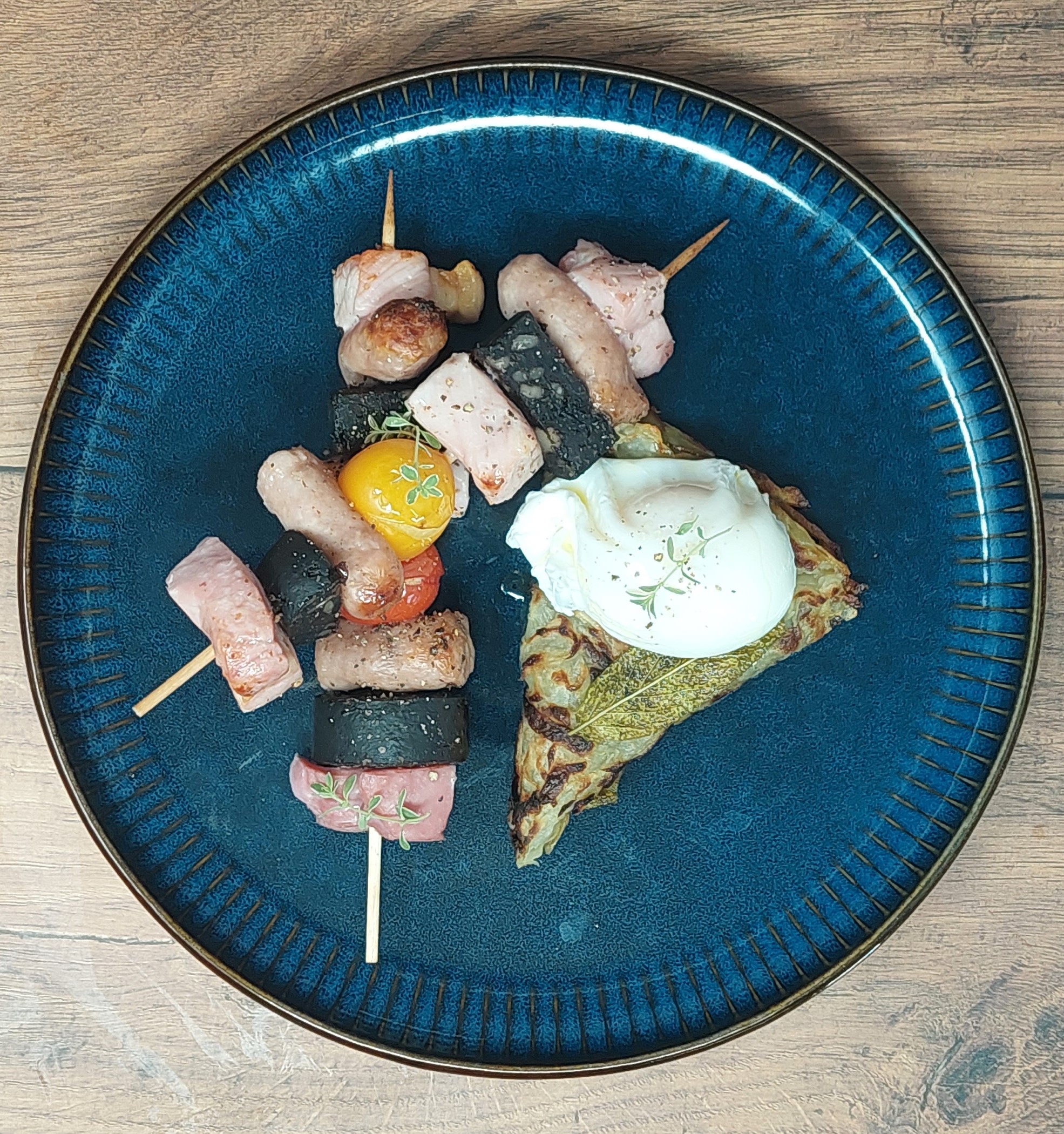 Full English Kebabs with Rosti Sykes House Farm