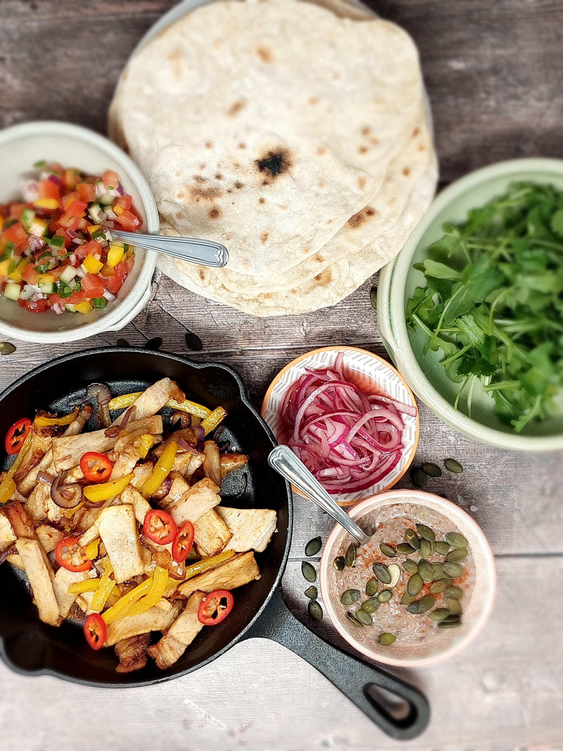 GRILLED PORK TACOS - Sykes House Farm