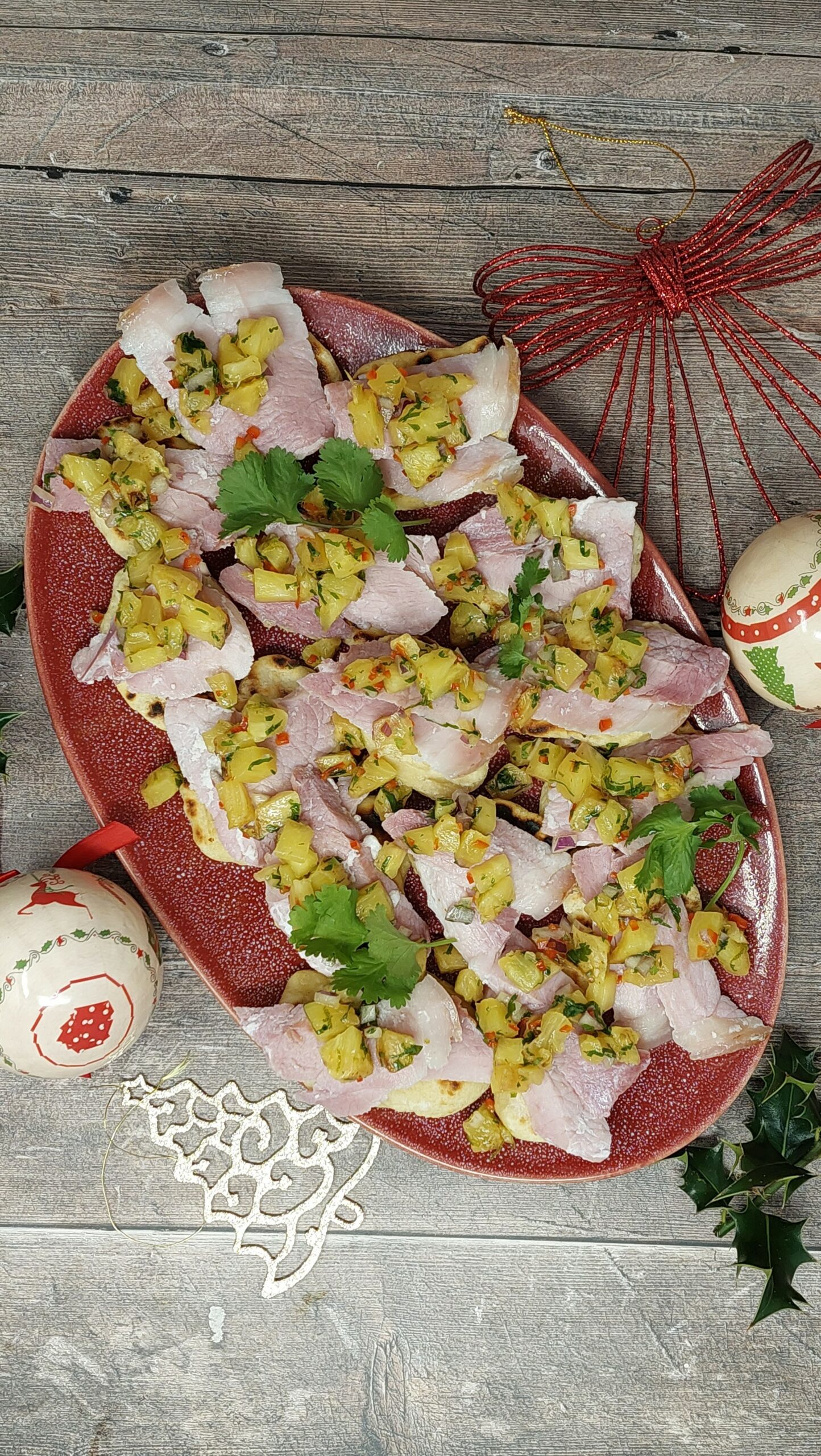 Gammon & Chilli Pineapple Flatbreads - Sykes House Farm