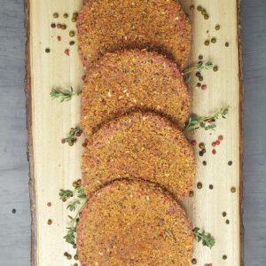 6oz Peppersteak Coated Burgers x 4